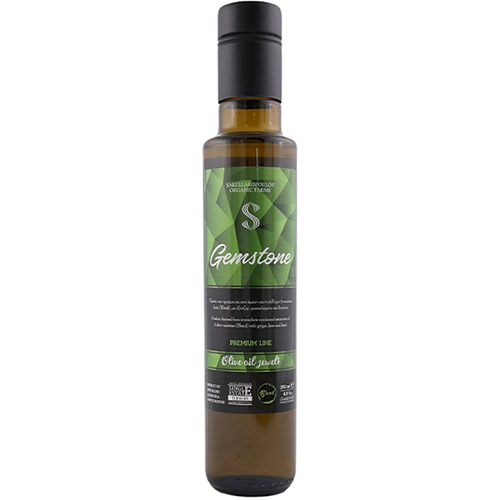 Gemstone Blend EVOO- Flavored with Ginger, Lime and Basil