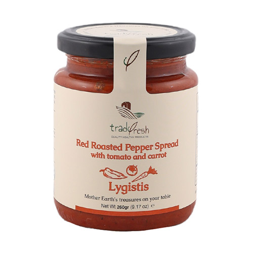 Red Roasted Pepper Spread with Tomato and Carrot