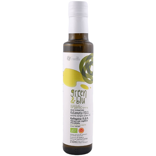 Green and Blu- Organic Kalamata P.D.O. Extra Virgin Olive Oil