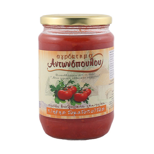 Bio full Tomato Paste Antonopoulos